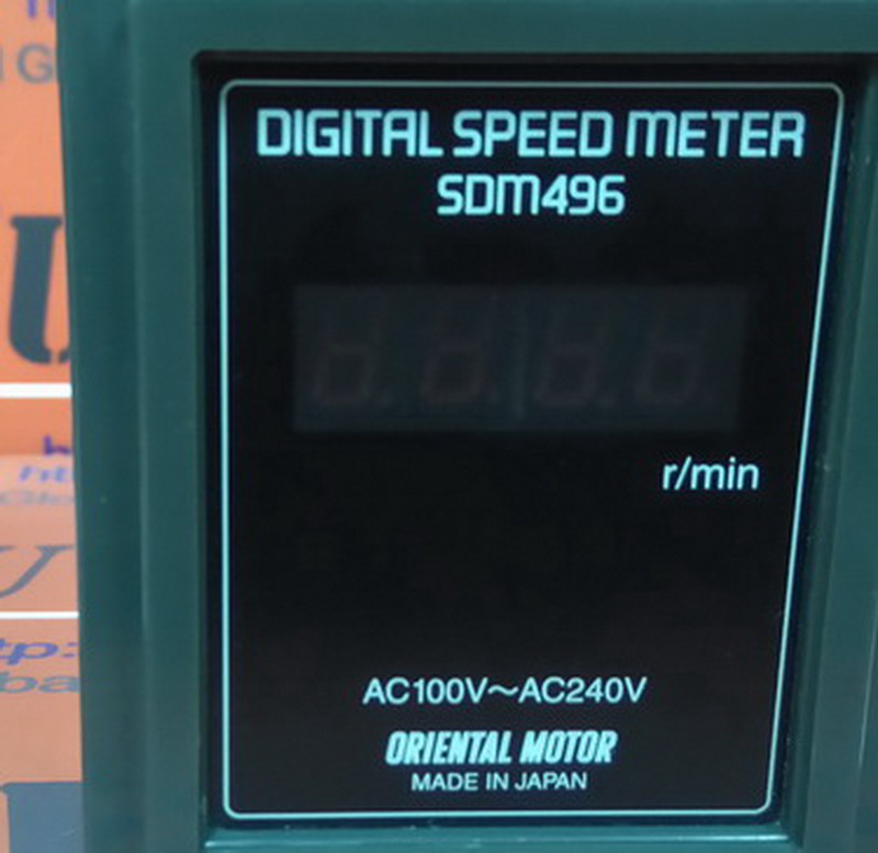 ORIENTAL MOTOR DIGITAL SPEED METER SDM496 - PLC DCS SERVO Control MOTOR  POWER SUPPLY IPC ROBOT